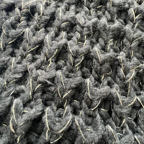 Black and Silver Infinity Scarf - Picture 3 of 3